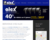 Tablet Screenshot of alex.ca